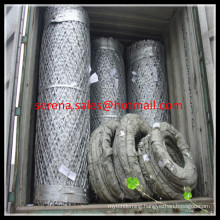 Hot galvanized weld razor barbed military wire mesh fence